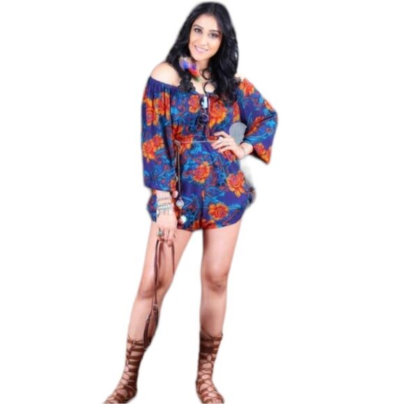 BILLABONG bright cut-out romper 6 - Picture 1 of 10